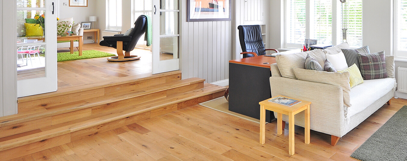 Hardwood stairs create a luxurious and stylish feel to your staircase.